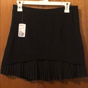 Pleated mini skirt